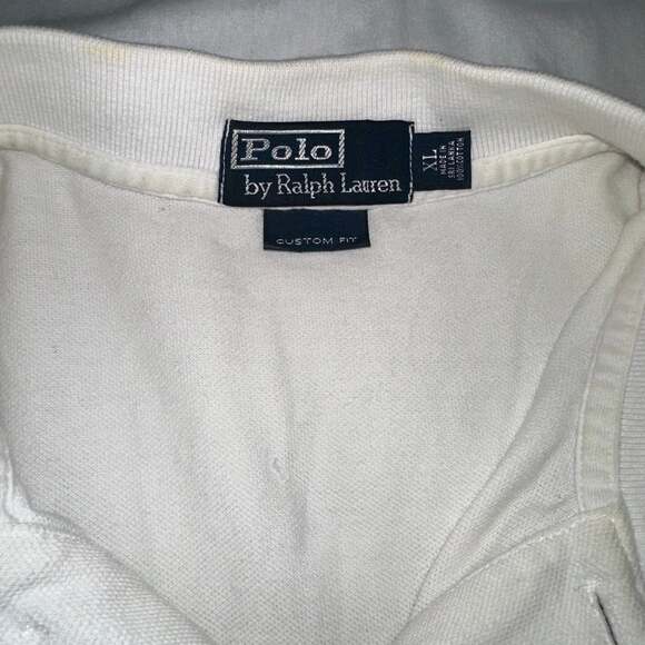 Polo Ralph Lauren Cricket Club Vintage Academia Preppy Striped Polo Shirt-XL - Picture 10 of 10